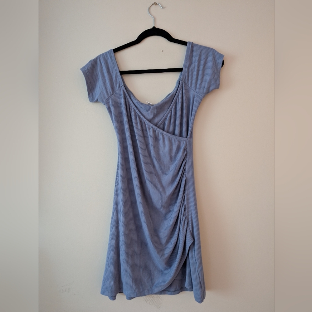 Elegant Blue Women's Dress